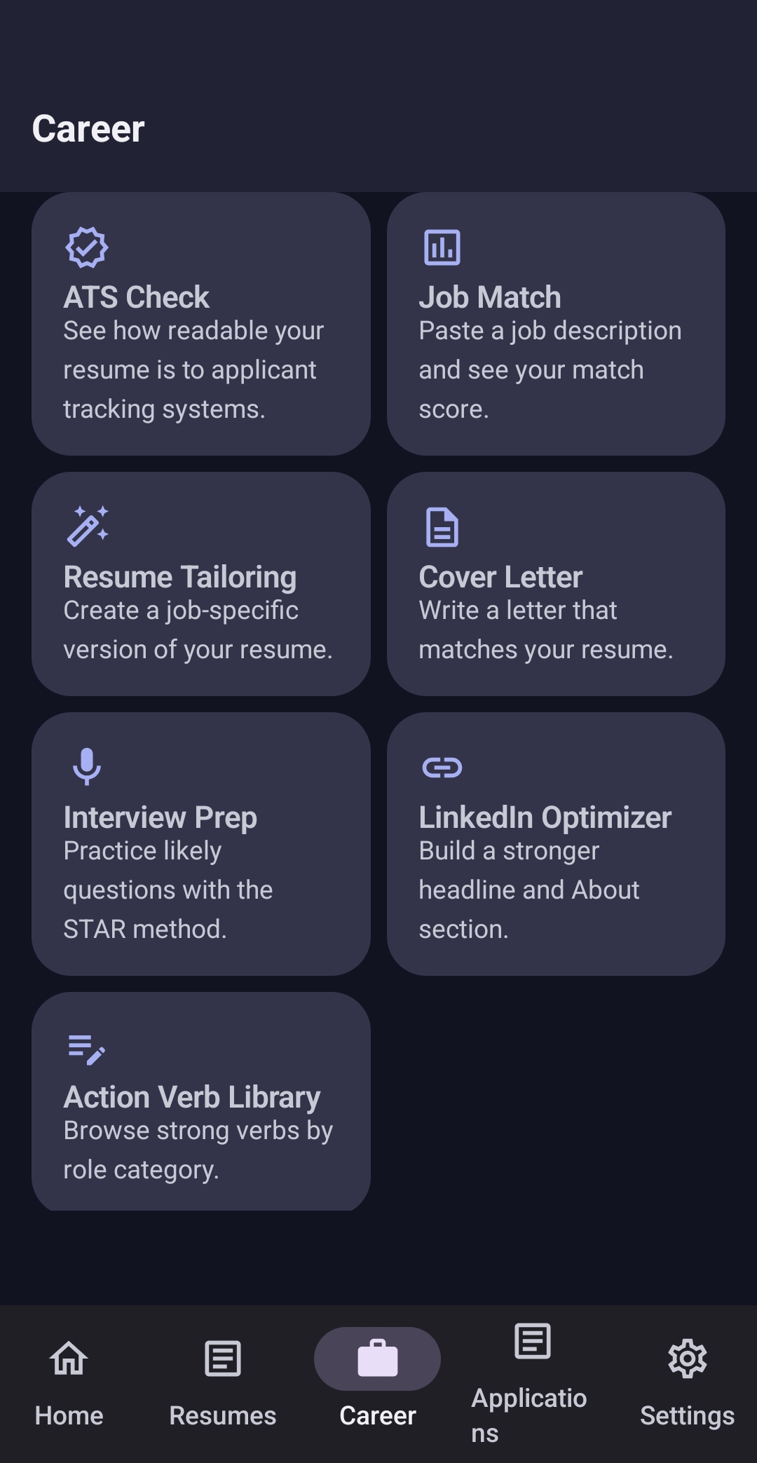 Tools for your next opportunity